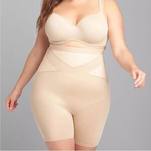 Cacique Ultra High Waist Thigh Shaper Womens Plus Size